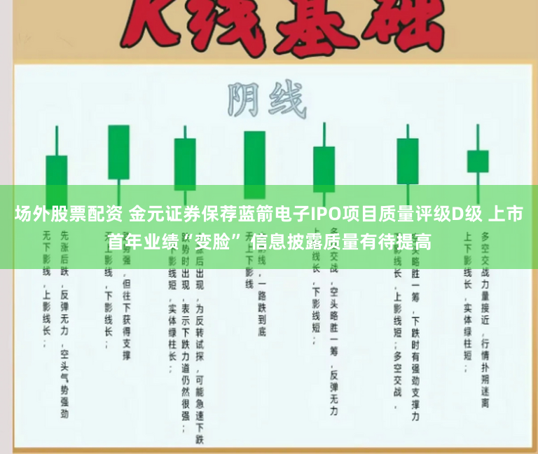 场外股票配资 金元证券保荐蓝箭电子IPO项目质量评级D级 上市首年业绩“变脸” 信息披露质量有待提高
