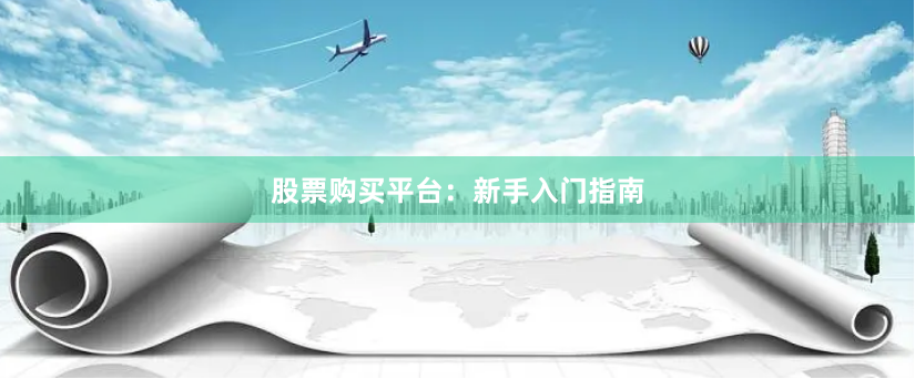 股票购买平台：新手入门指南